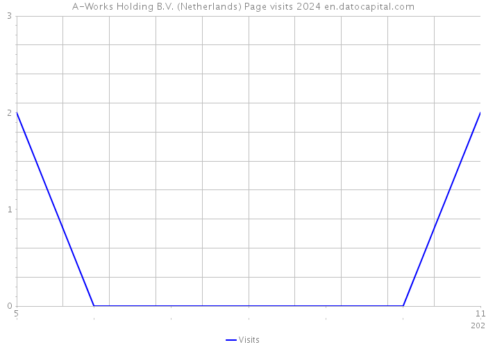 A-Works Holding B.V. (Netherlands) Page visits 2024 