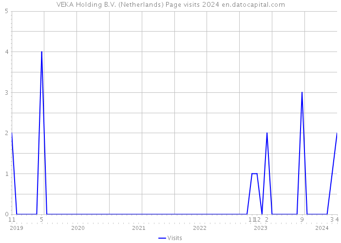 VEKA Holding B.V. (Netherlands) Page visits 2024 