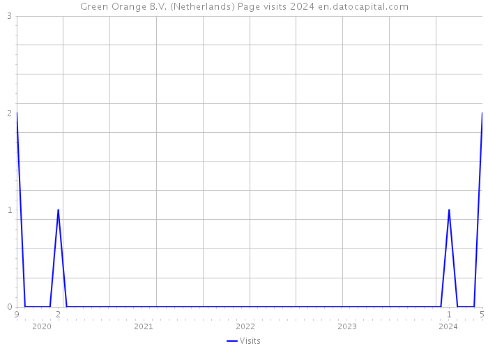Green Orange B.V. (Netherlands) Page visits 2024 
