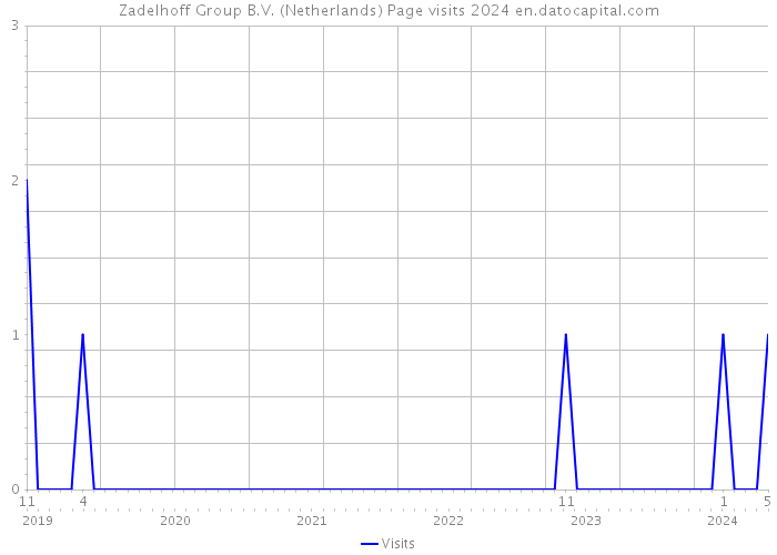 Zadelhoff Group B.V. (Netherlands) Page visits 2024 