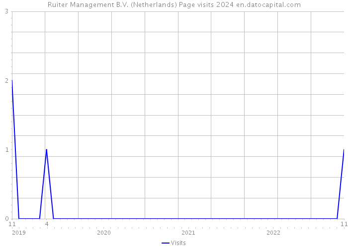 Ruiter Management B.V. (Netherlands) Page visits 2024 