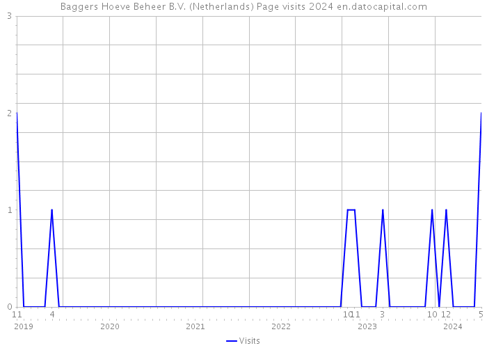 Baggers Hoeve Beheer B.V. (Netherlands) Page visits 2024 