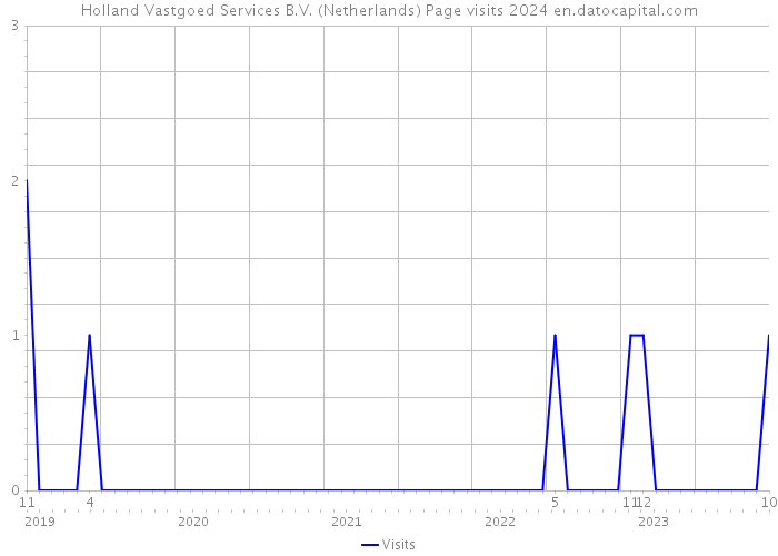 Holland Vastgoed Services B.V. (Netherlands) Page visits 2024 