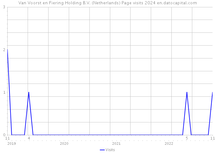 Van Voorst en Fiering Holding B.V. (Netherlands) Page visits 2024 