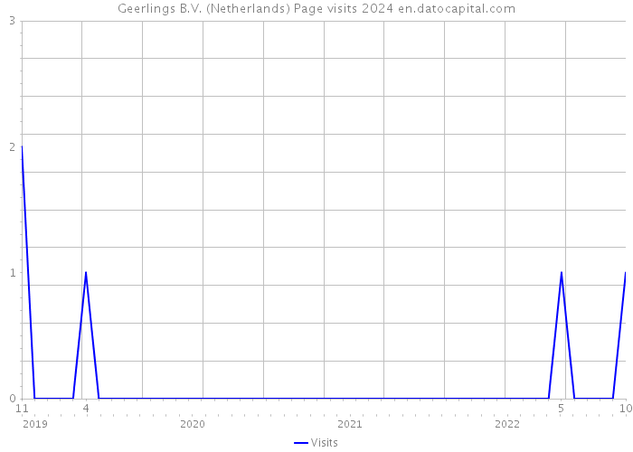 Geerlings B.V. (Netherlands) Page visits 2024 