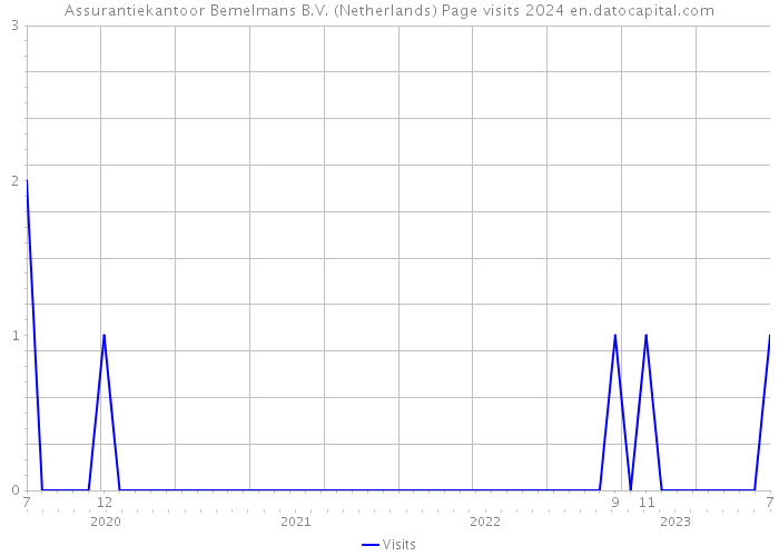 Assurantiekantoor Bemelmans B.V. (Netherlands) Page visits 2024 