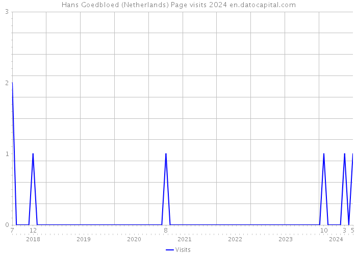 Hans Goedbloed (Netherlands) Page visits 2024 