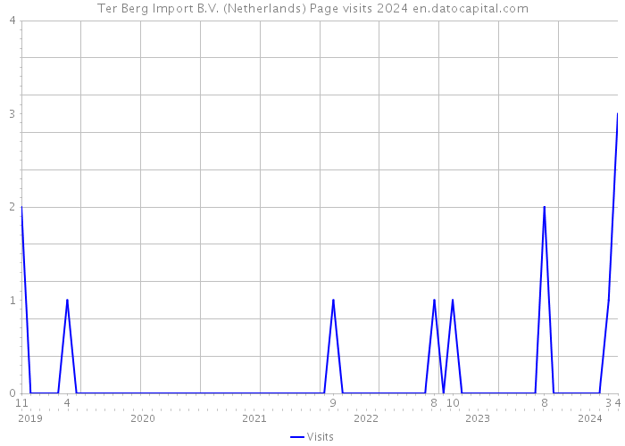 Ter Berg Import B.V. (Netherlands) Page visits 2024 
