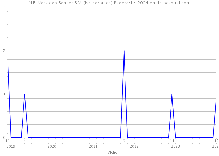 N.F. Verstoep Beheer B.V. (Netherlands) Page visits 2024 