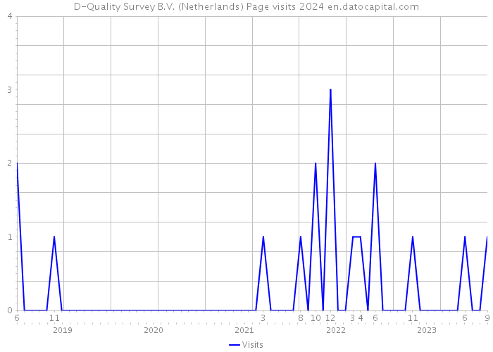 D-Quality Survey B.V. (Netherlands) Page visits 2024 