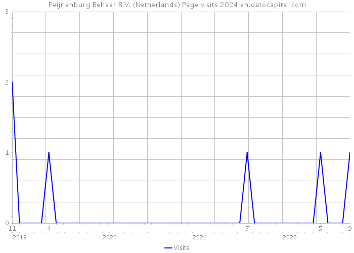 Peijnenburg Beheer B.V. (Netherlands) Page visits 2024 