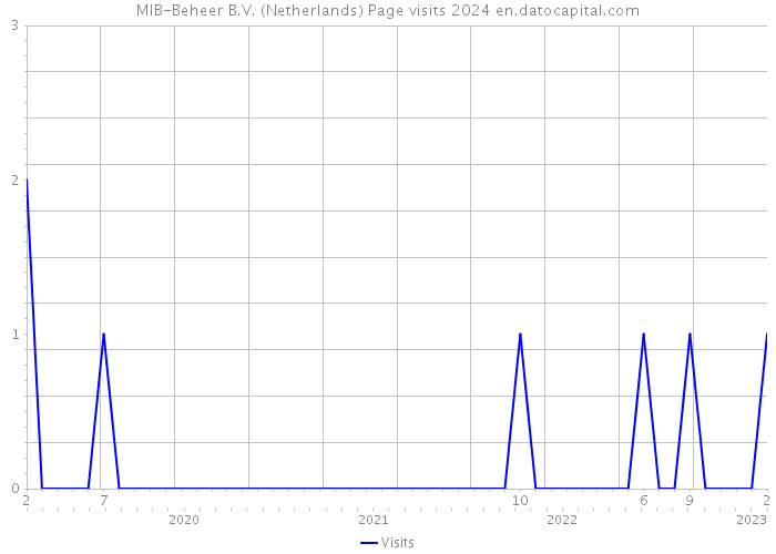 MIB-Beheer B.V. (Netherlands) Page visits 2024 