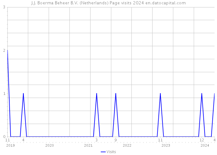 J.J. Boerma Beheer B.V. (Netherlands) Page visits 2024 