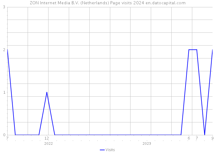 ZON Internet Media B.V. (Netherlands) Page visits 2024 