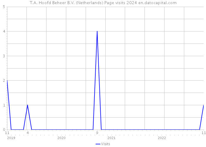 T.A. Hoofd Beheer B.V. (Netherlands) Page visits 2024 