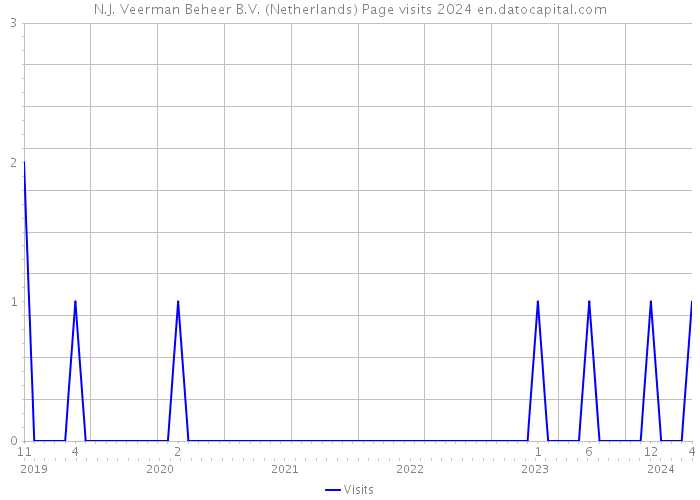 N.J. Veerman Beheer B.V. (Netherlands) Page visits 2024 