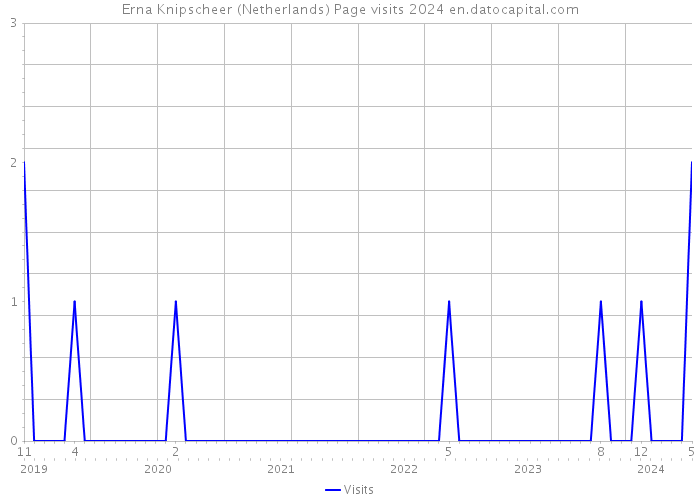 Erna Knipscheer (Netherlands) Page visits 2024 