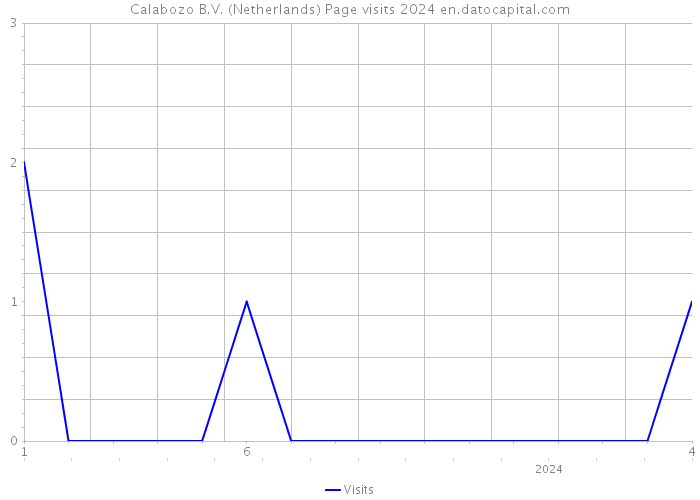 Calabozo B.V. (Netherlands) Page visits 2024 
