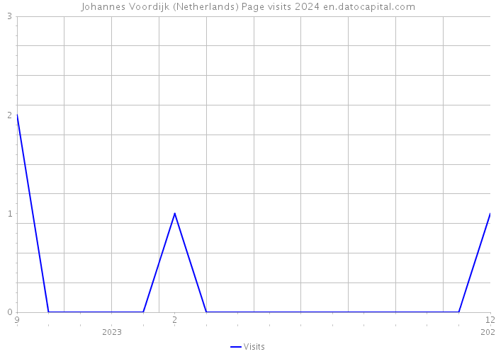 Johannes Voordijk (Netherlands) Page visits 2024 