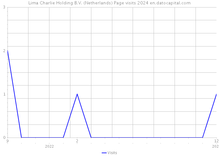 Lima Charlie Holding B.V. (Netherlands) Page visits 2024 