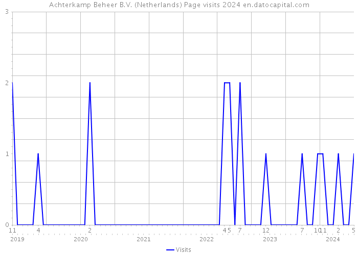 Achterkamp Beheer B.V. (Netherlands) Page visits 2024 