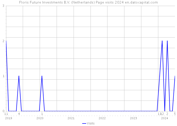 Floris Future Investments B.V. (Netherlands) Page visits 2024 