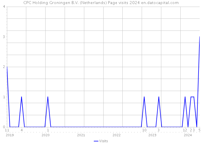 CPC Holding Groningen B.V. (Netherlands) Page visits 2024 