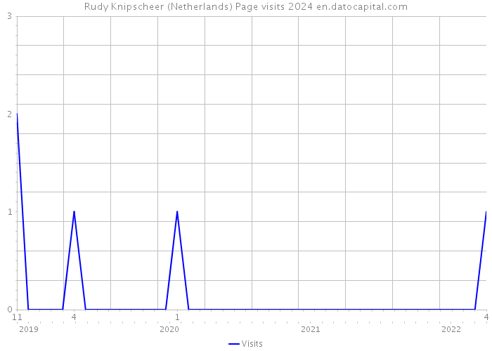 Rudy Knipscheer (Netherlands) Page visits 2024 