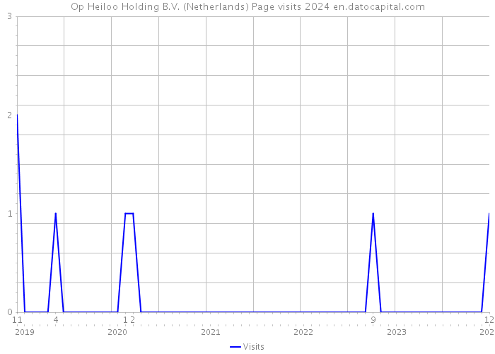 Op Heiloo Holding B.V. (Netherlands) Page visits 2024 