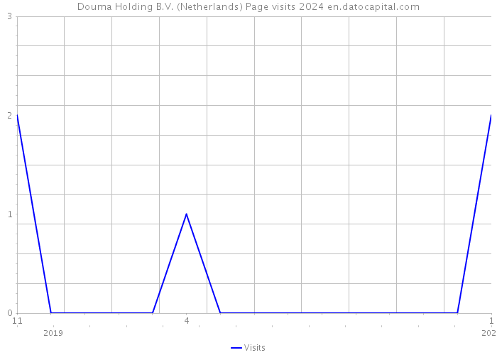 Douma Holding B.V. (Netherlands) Page visits 2024 
