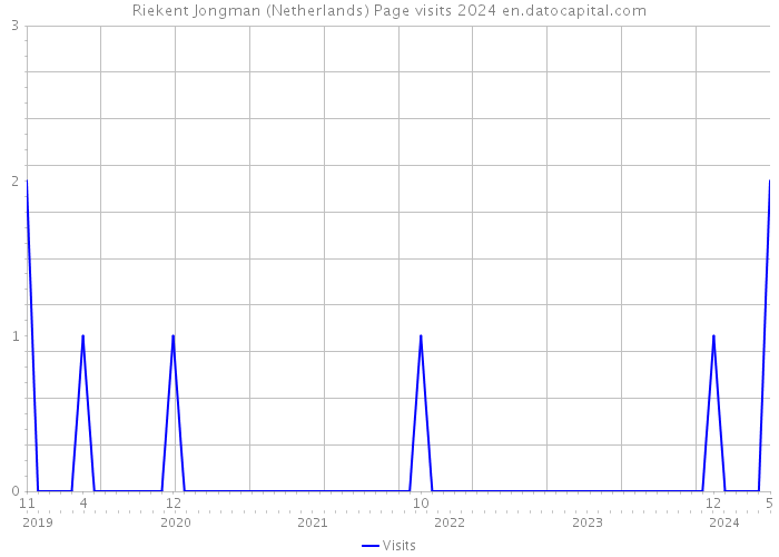 Riekent Jongman (Netherlands) Page visits 2024 