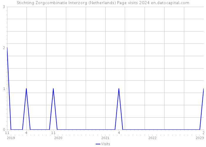 Stichting Zorgcombinatie Interzorg (Netherlands) Page visits 2024 