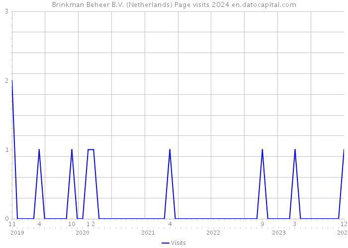 Brinkman Beheer B.V. (Netherlands) Page visits 2024 