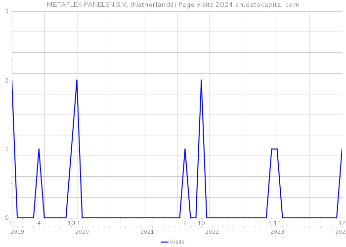 METAFLEX PANELEN B.V. (Netherlands) Page visits 2024 