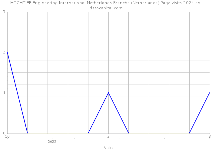 HOCHTIEF Engineering International Netherlands Branche (Netherlands) Page visits 2024 