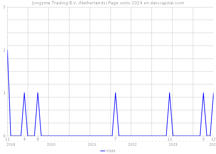 Jongsma Trading B.V. (Netherlands) Page visits 2024 