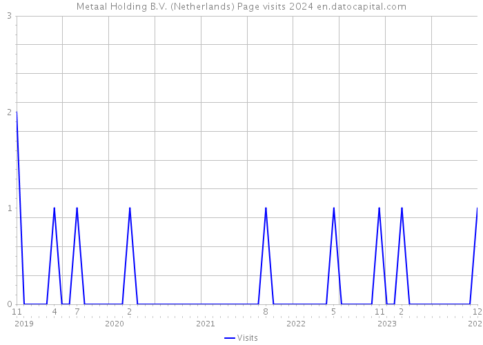 Metaal Holding B.V. (Netherlands) Page visits 2024 