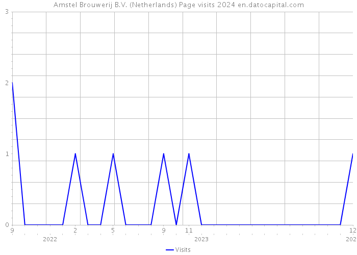 Amstel Brouwerij B.V. (Netherlands) Page visits 2024 