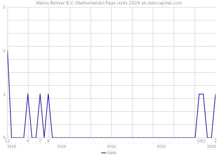 Walvis Beheer B.V. (Netherlands) Page visits 2024 