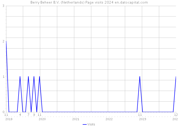 Berry Beheer B.V. (Netherlands) Page visits 2024 