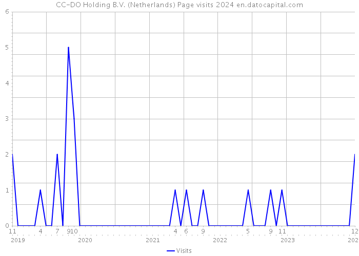 CC-DO Holding B.V. (Netherlands) Page visits 2024 