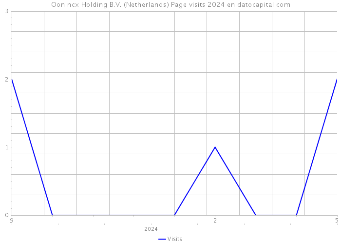 Oonincx Holding B.V. (Netherlands) Page visits 2024 