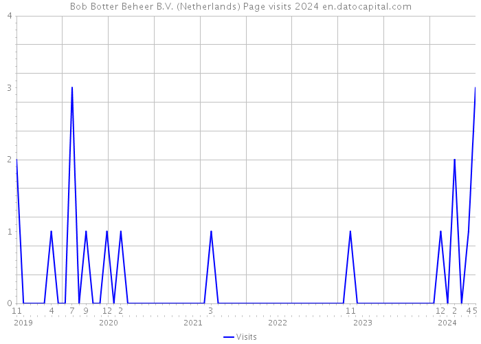 Bob Botter Beheer B.V. (Netherlands) Page visits 2024 