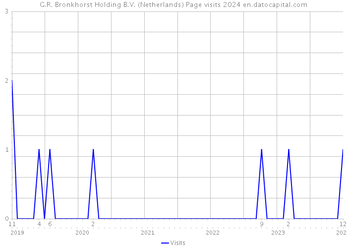 G.R. Bronkhorst Holding B.V. (Netherlands) Page visits 2024 