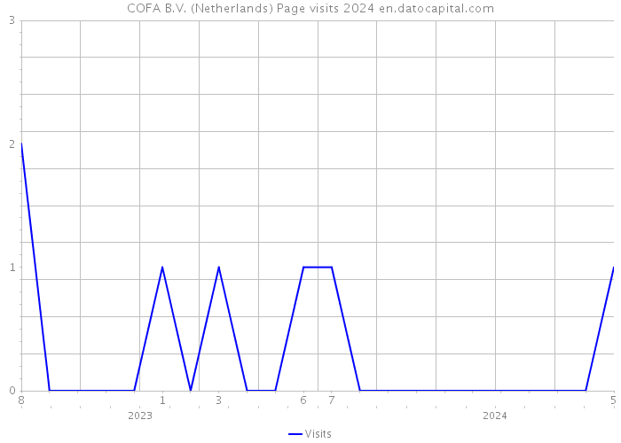 COFA B.V. (Netherlands) Page visits 2024 