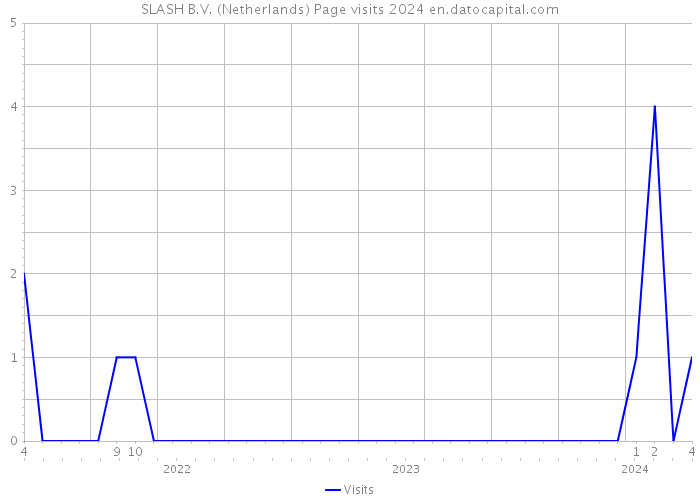 SLASH B.V. (Netherlands) Page visits 2024 