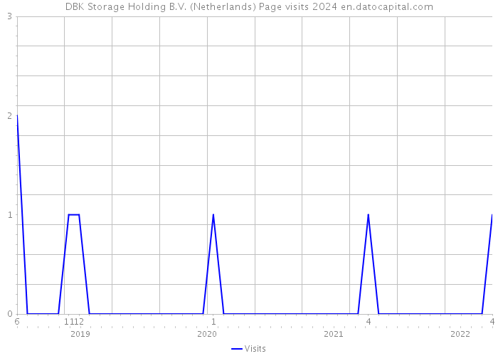 DBK Storage Holding B.V. (Netherlands) Page visits 2024 