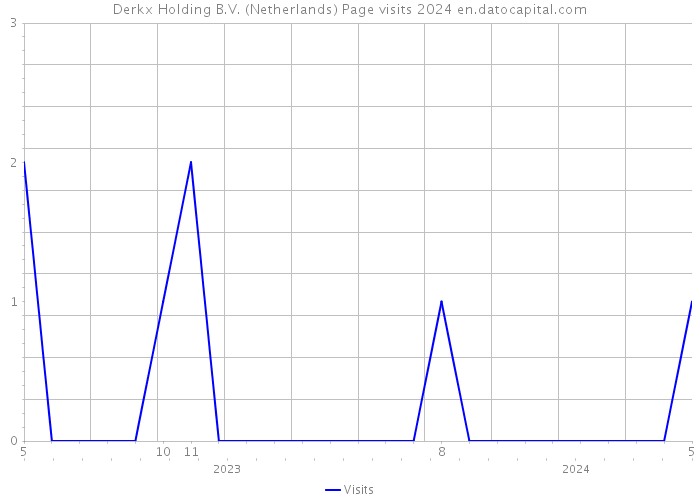 Derkx Holding B.V. (Netherlands) Page visits 2024 