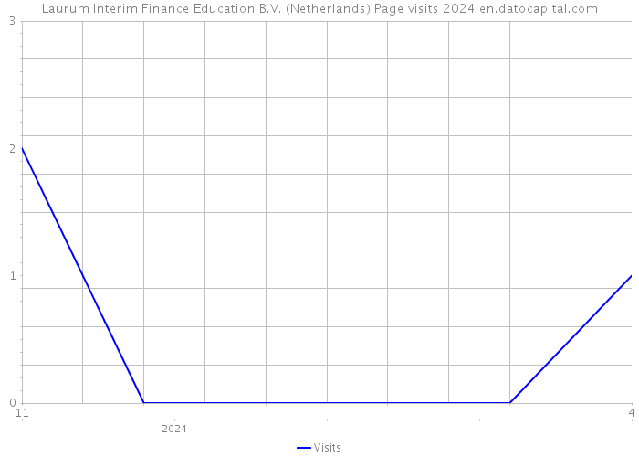 Laurum Interim Finance Education B.V. (Netherlands) Page visits 2024 