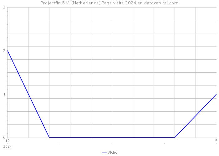 Projectfin B.V. (Netherlands) Page visits 2024 